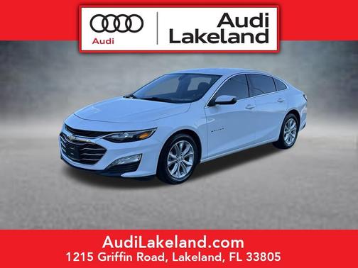 Summit White 2021 Chevrolet Malibu FWD LT