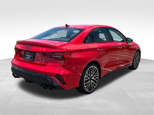progressive red metallic 2026 Audi S3 TFSI quattro S tronic