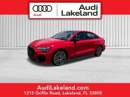progressive red metallic 2026 Audi S3 TFSI quattro S tronic