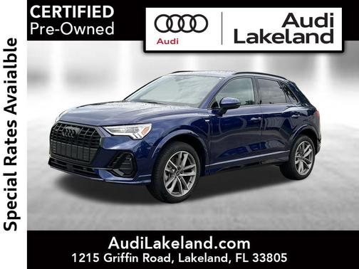 Navarra Blue Metallic 2025 Audi Q3 Premium 45 TFSI S line quattro Tiptronic