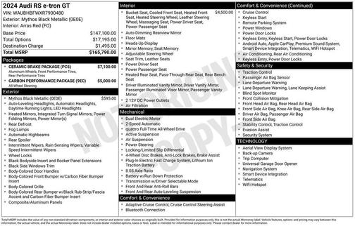 2024 Audi RS e-tron GT quattro