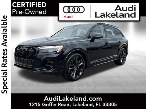 Mythos Black Metallic 2025 Audi Q7 55 Premium Plus