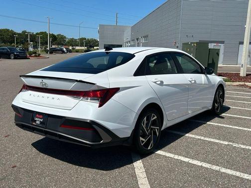Serenity White 2025 Hyundai ELANTRA Sport