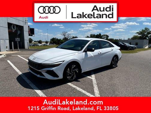 Serenity White 2025 Hyundai ELANTRA Sport