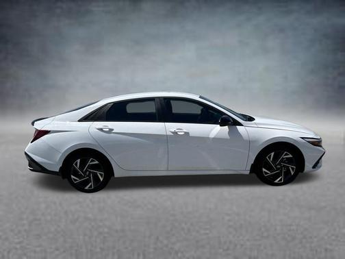 Serenity White 2025 Hyundai ELANTRA Sport