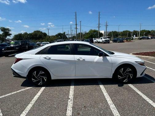 Serenity White 2025 Hyundai ELANTRA Sport