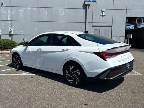Serenity White 2025 Hyundai ELANTRA Sport