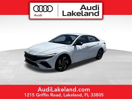 Serenity White 2025 Hyundai ELANTRA Sport