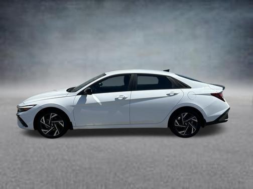 Serenity White 2025 Hyundai ELANTRA Sport