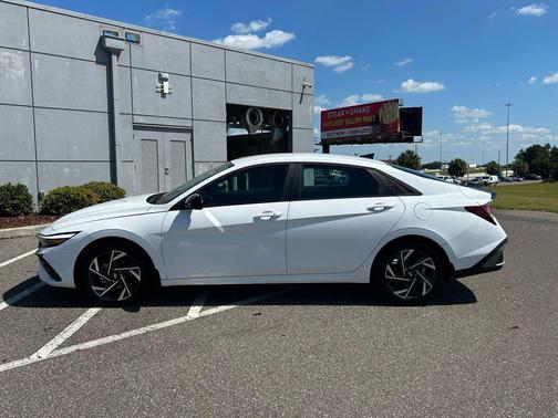 Serenity White 2025 Hyundai ELANTRA Sport