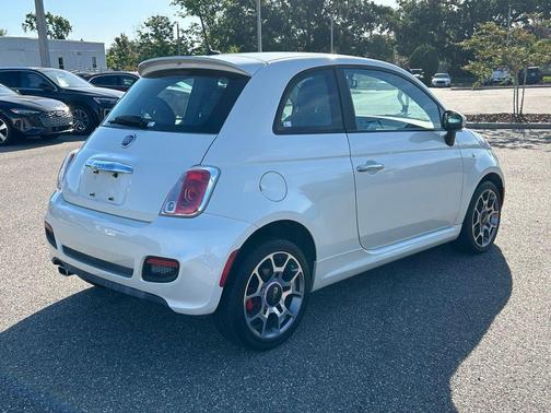 Bianco Perla (Pearl White Tri-Coat) 2012 FIAT 500 Sport