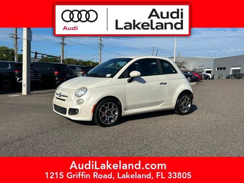 Bianco Perla (Pearl White Tri-Coat) 2012 FIAT 500 Sport