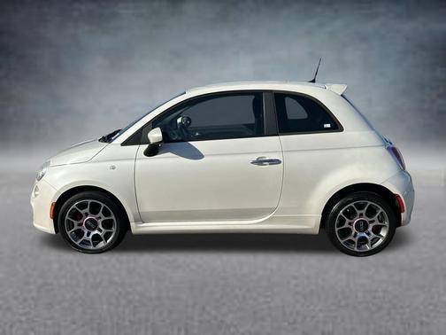 Bianco Perla (Pearl White Tri-Coat) 2012 FIAT 500 Sport