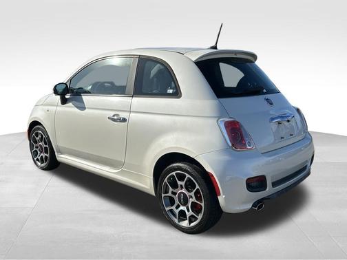 Bianco Perla (Pearl White Tri-Coat) 2012 FIAT 500 Sport