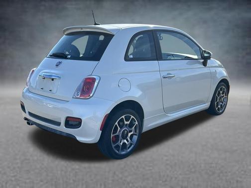 Bianco Perla (Pearl White Tri-Coat) 2012 FIAT 500 Sport