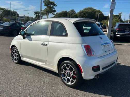Bianco Perla (Pearl White Tri-Coat) 2012 FIAT 500 Sport