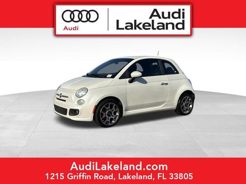 Bianco Perla (Pearl White Tri-Coat) 2012 FIAT 500 Sport