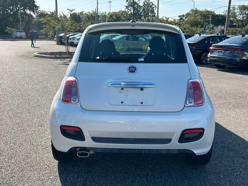 Bianco Perla (Pearl White Tri-Coat) 2012 FIAT 500 Sport
