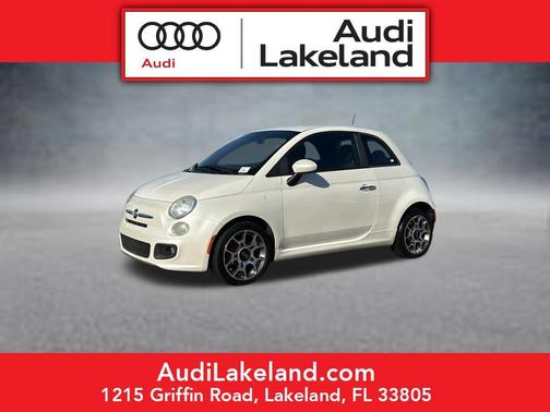 Bianco Perla (Pearl White Tri-Coat) 2012 FIAT 500 Sport