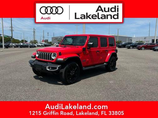 Firecracker Red Clearcoat 2025 Jeep Wrangler 4xe Sahara