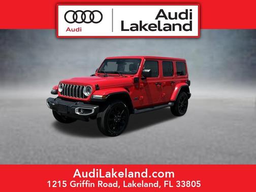 Firecracker Red Clearcoat 2025 Jeep Wrangler 4xe Sahara