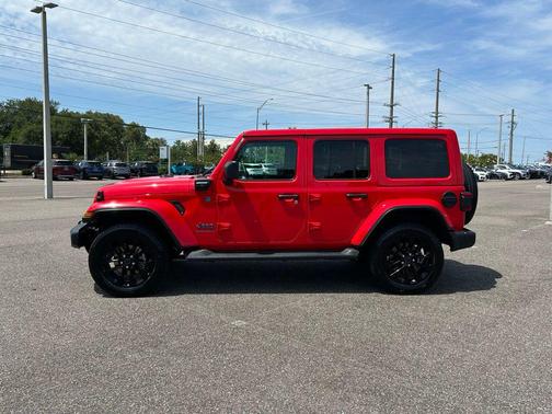 Firecracker Red Clearcoat 2025 Jeep Wrangler 4xe Sahara
