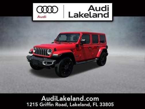 Firecracker Red Clearcoat 2025 Jeep Wrangler 4xe Sahara