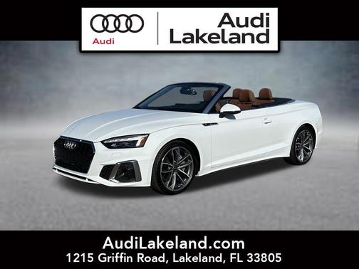 Glacier White Metallic/Black Roof 2023 Audi A5 Prestige 45 TFSI S line quattro S tronic