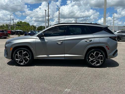 Titanium Gray Matte 2025 Hyundai TUCSON Hybrid N Line