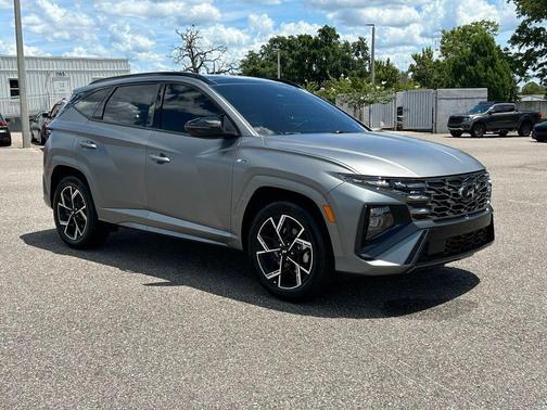 Titanium Gray Matte 2025 Hyundai TUCSON Hybrid N Line
