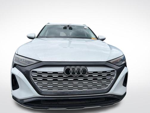 Glacier White 2024 Audi Q8 e-tron Prestige