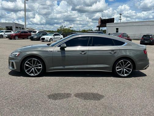 Gray Metallic 2023 Audi A5 Sportback 45 S Line Premium Plus