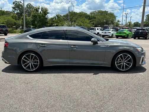Gray Metallic 2023 Audi A5 Sportback 45 S Line Premium Plus