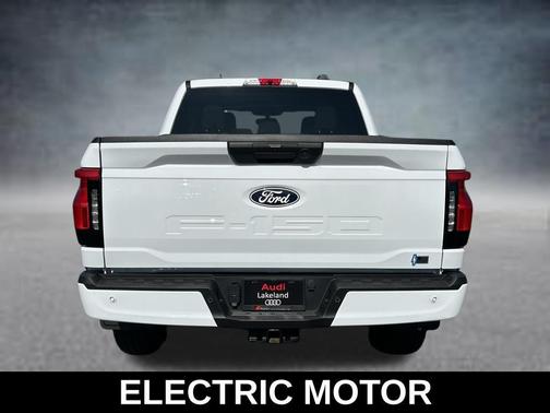 Oxford White 2025 Ford F-150 Lightning XLT