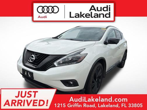 Pearl White 2018 Nissan Murano SL
