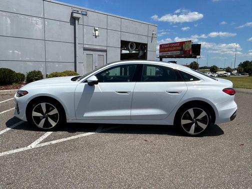 Glacier White Metallic 2025 Audi A5 Premium Plus TFSI quattro S tronic