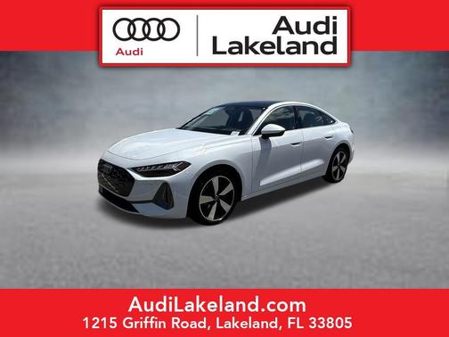 Glacier White Metallic 2025 Audi A5 Premium Plus TFSI quattro S tronic