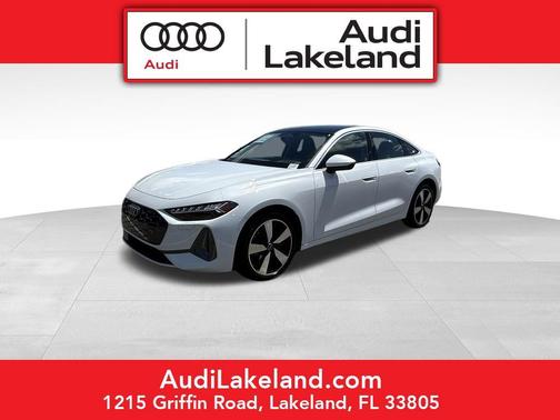 Glacier White Metallic 2025 Audi A5 Premium Plus TFSI quattro S tronic