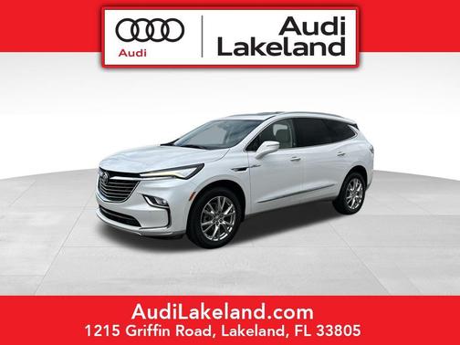 White Frost Tricoat 2023 Buick Enclave Essence FWD
