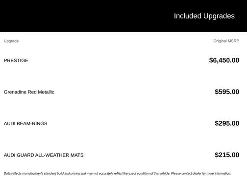 2025 Audi A5 Prestige TFSI quattro S tronic