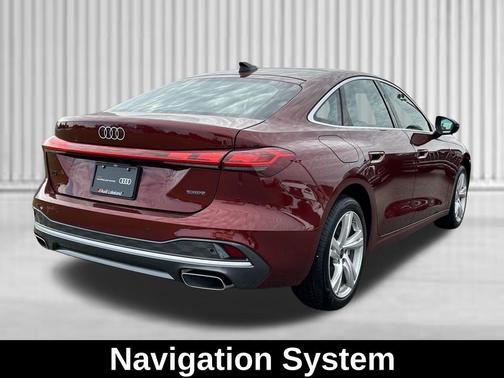 Red Metallic 2025 Audi A5 Prestige TFSI quattro S tronic
