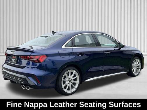navarra blue metallic 2026 Audi S3 TFSI quattro S tronic