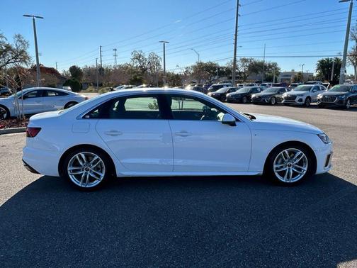Ibis White 2023 Audi A4 45 S line Premium Plus