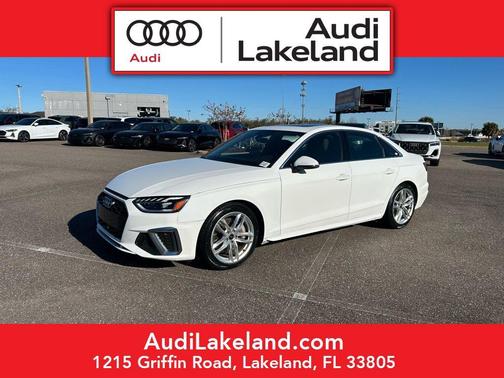 Ibis White 2023 Audi A4 45 S line Premium Plus