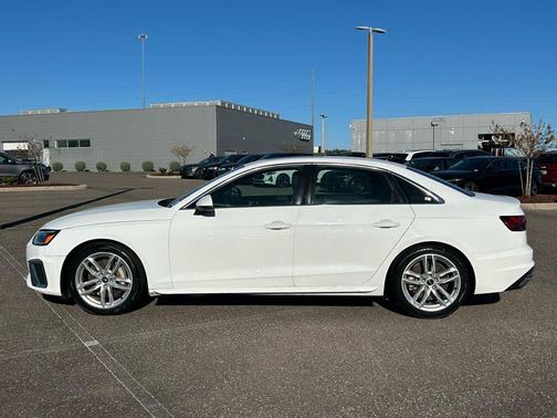 Ibis White 2023 Audi A4 45 S line Premium Plus