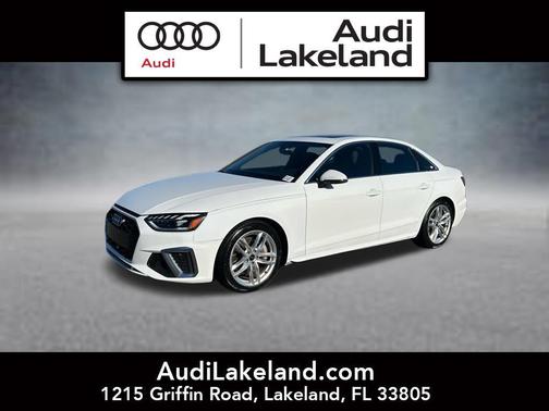 Ibis White 2023 Audi A4 45 S line Premium Plus