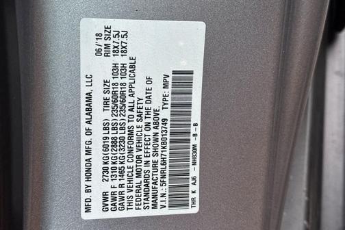 2019 Honda Odyssey EX-L