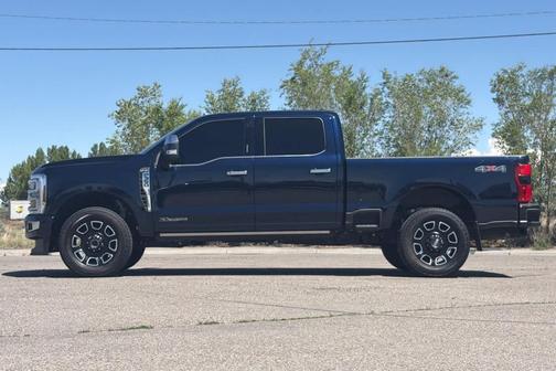 Antimatter Blue Metallic 2024 Ford F-350 Platinum