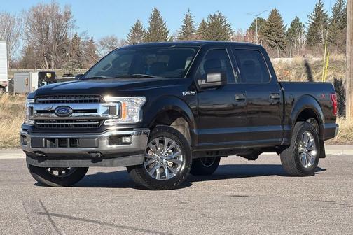 Shadow Black 2018 Ford F-150 XLT