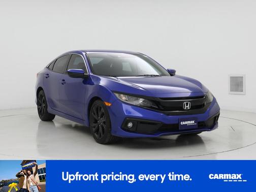 Blue 2021 Honda Civic Sport